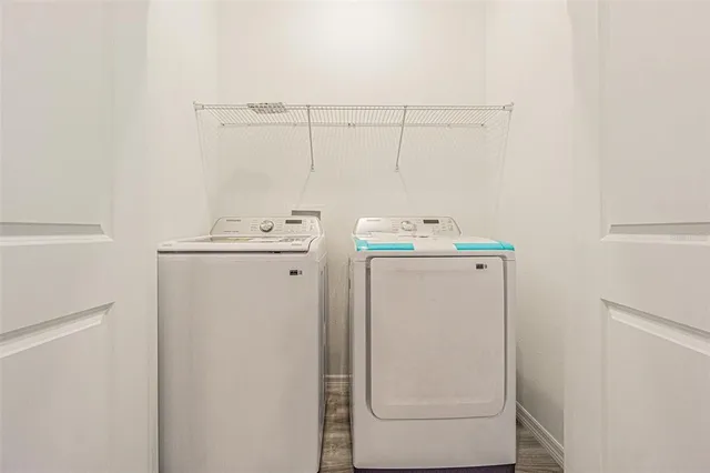 a view of a garden and an empty room