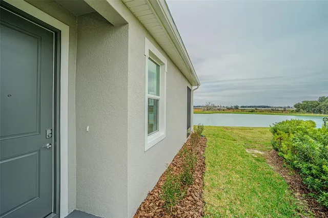 a view of lake from window