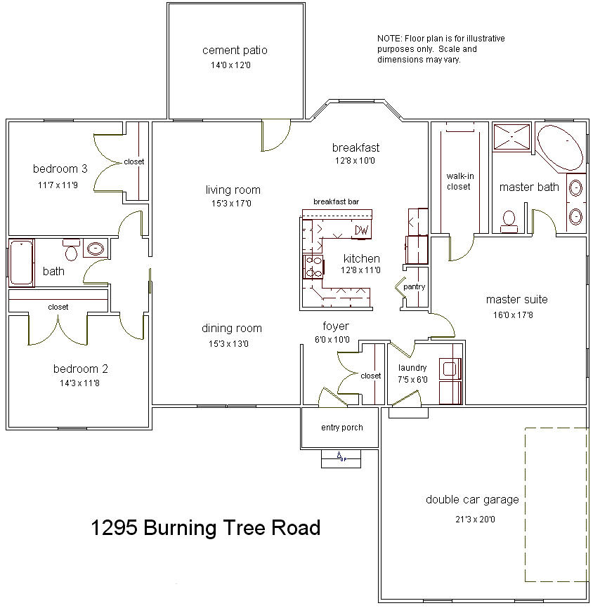 1295 Burning Tree Road Pinehurst, NC 28374 - Photo 32 of 32 floorplan_without_sqft