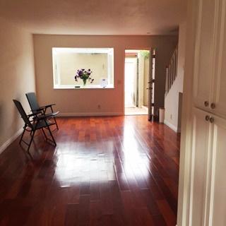 4344 Modoc Road, Unit 14 Santa Barbara, CA 93110 - Photo 4 of 10 a view of livingroom with furniture wooden floor and window