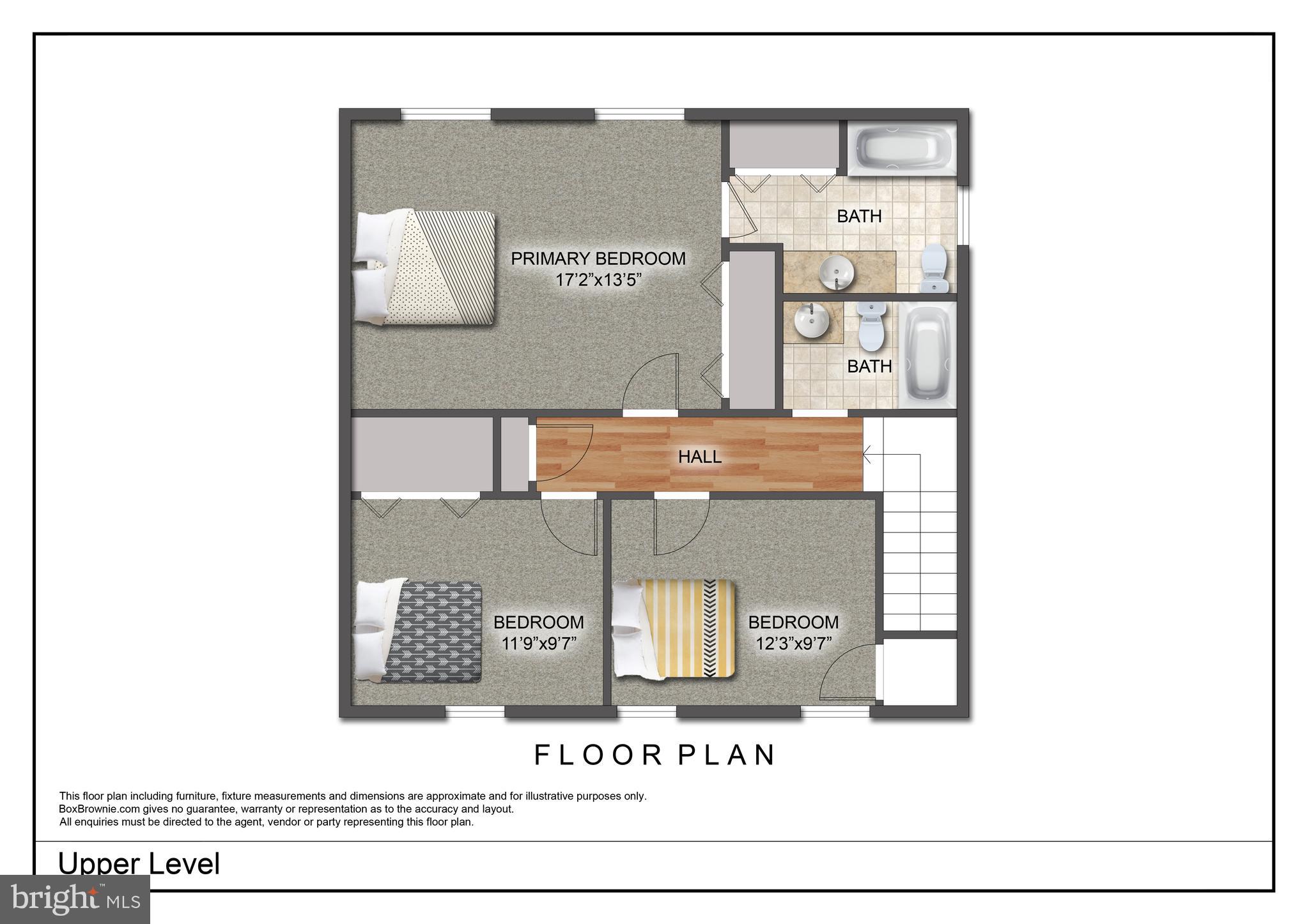 35340 Scotland Heights Road Round Hill, VA 20141 - Photo 17 of 17 Floor Plan - Upper Level