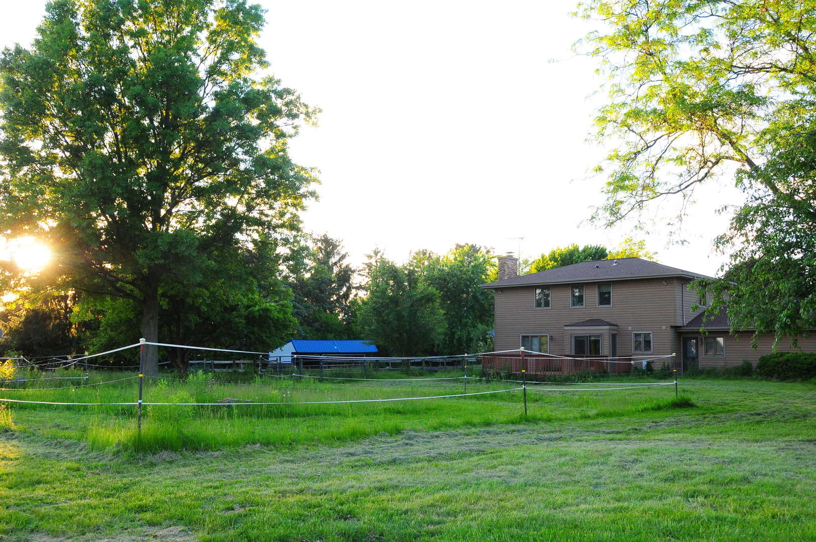 40W883 Plank Road Elgin, IL 60124 - Photo 19 of 47 a front view of a house with a yard and trees