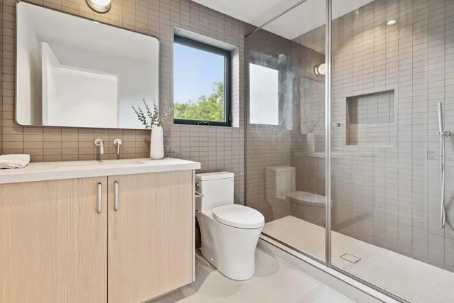 a outdoor living space with furniture