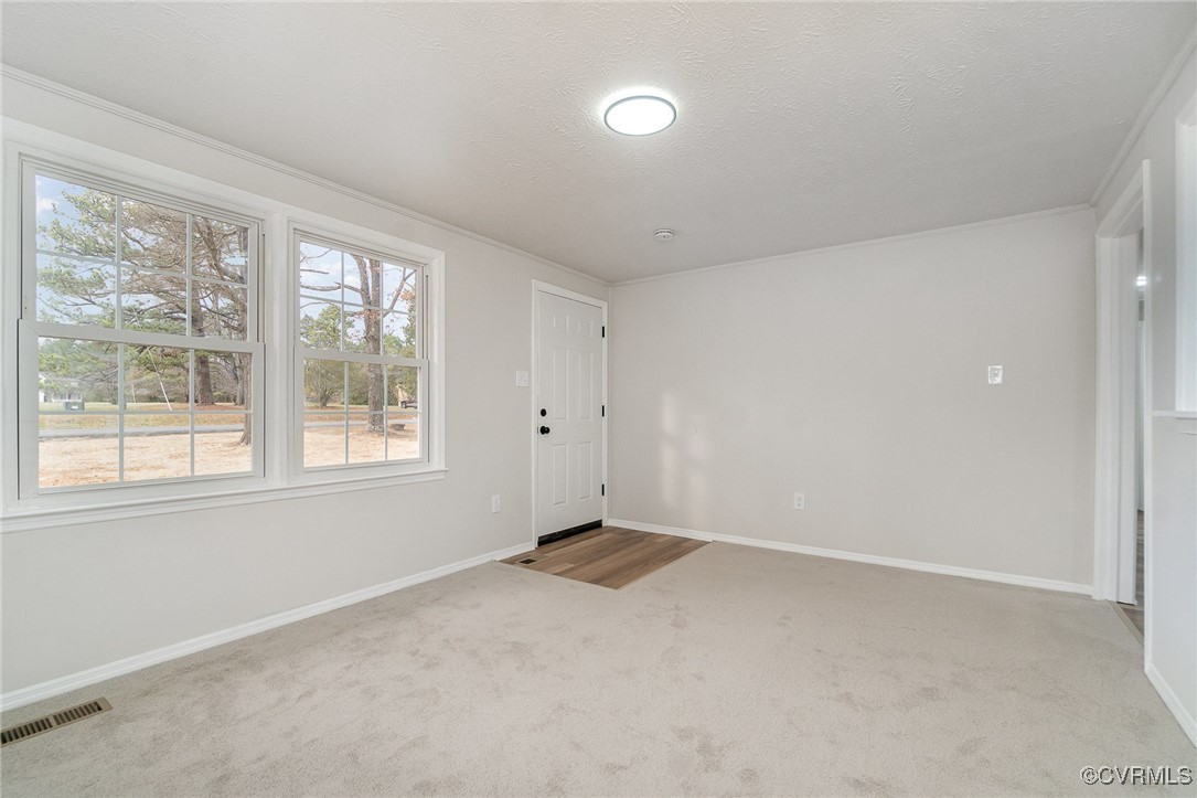 19256 Perimeter Road Milford, VA 22514 - Photo 2 of 29 Carpeted empty room featuring ornamental molding