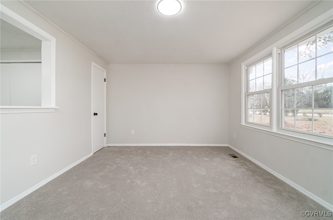 19256 Perimeter Road Milford, VA 22514 - Photo 5 of 29 Carpeted spare room featuring crown molding
