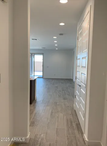 a view of livingroom with hardwood floor
