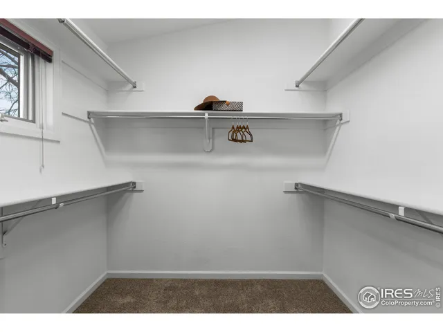 a view of storage and utility room with racks on the wall
