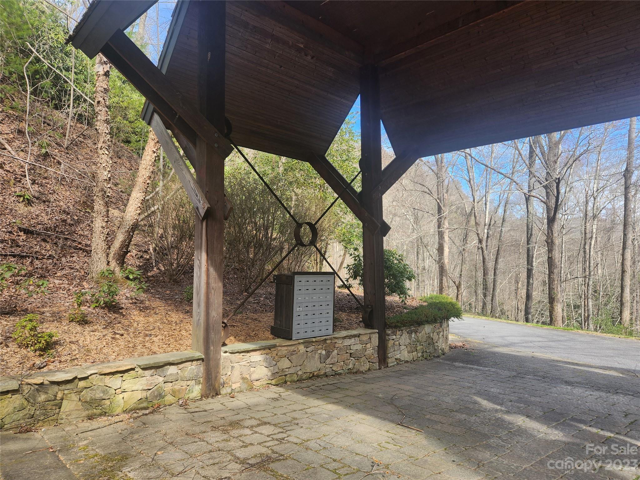 435 Pine Cone Trail Marshall, NC 28753 - Photo 11 of 34 a view of a yard with a tree
