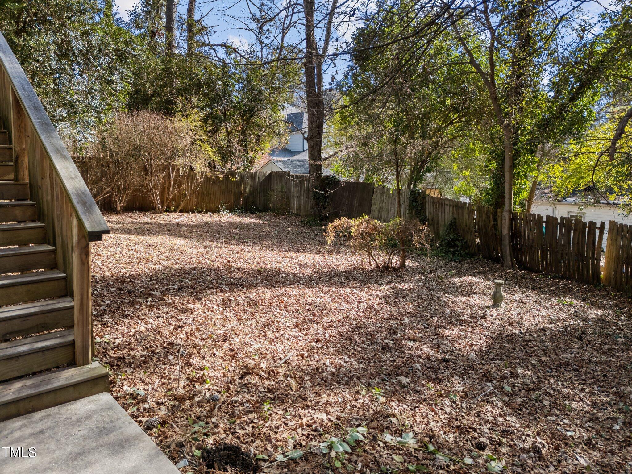 2719 Gordon Street Raleigh, NC 27608 - Photo 32 of 38 Fenced Yard