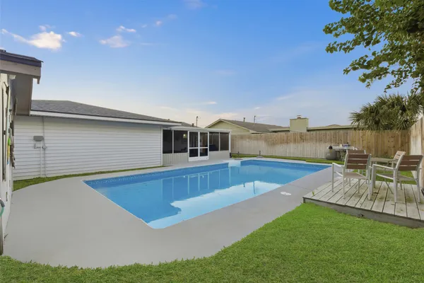 a view of a house with pool