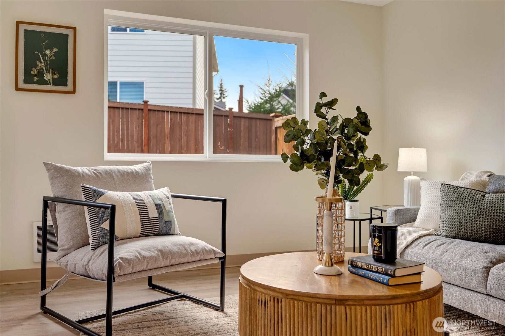 3910 132nd Street Southwest, Unit B Lynnwood, WA 98087 - Photo 14 of 30 a living room with furniture and a potted plant