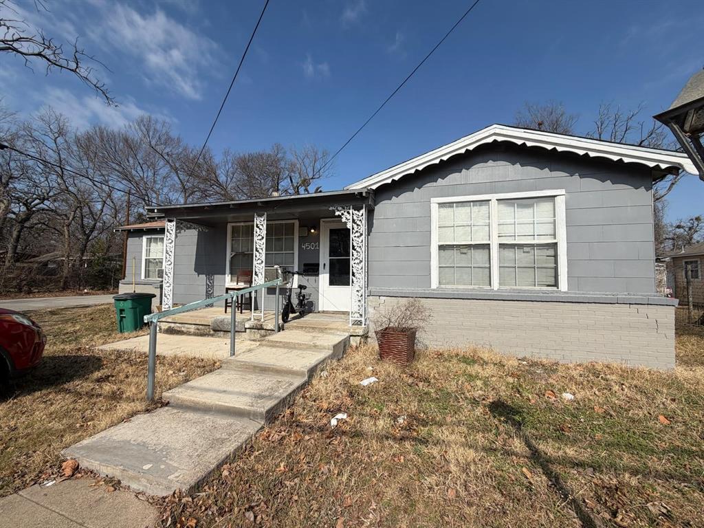 4501 Parrish Road Haltom City, TX 76117 - Photo 2 of 27 a house view with a outdoor space