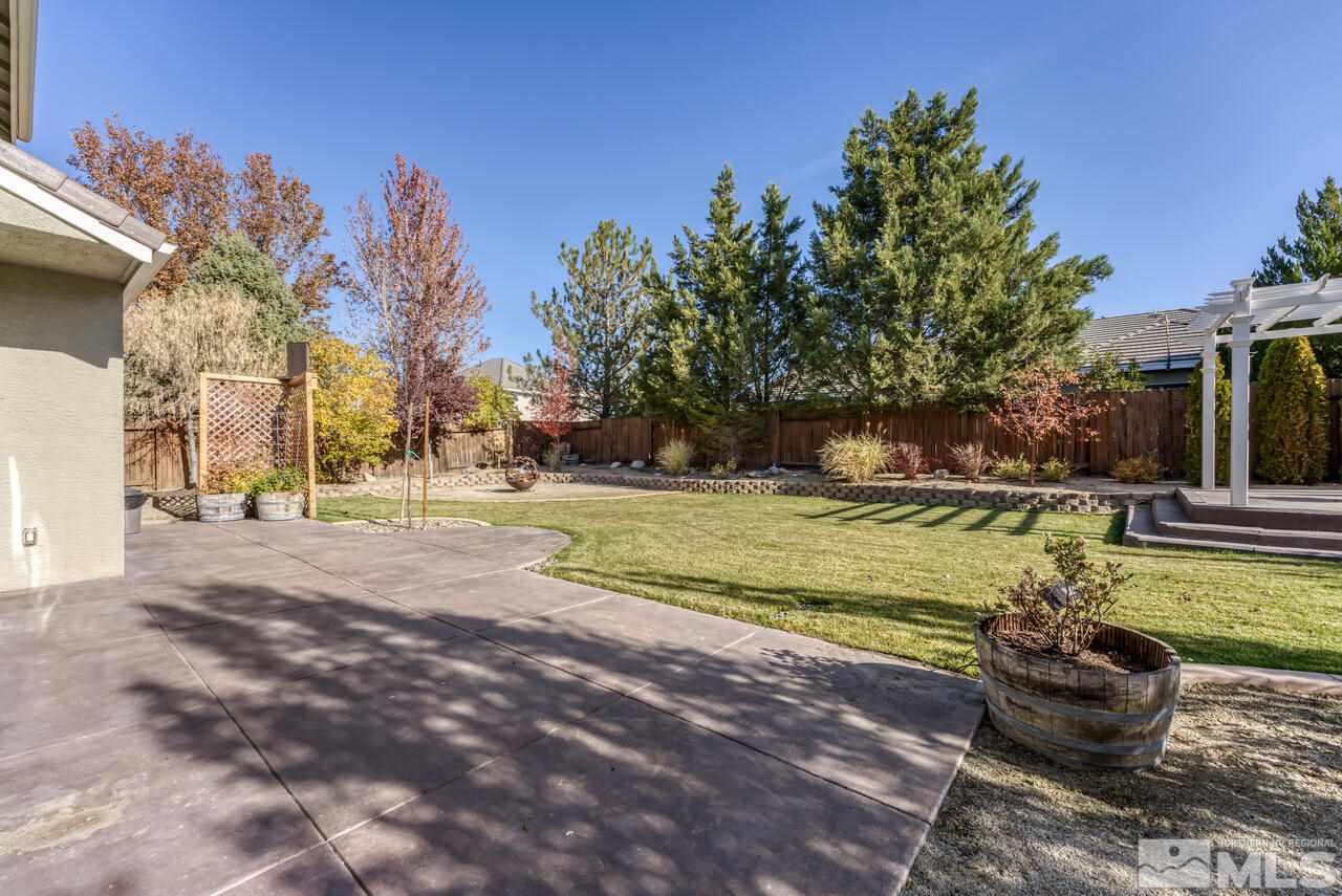 9720 Lemke Court Reno, NV 89521 - Photo 40 of 40 a view of a backyard with plants and trees