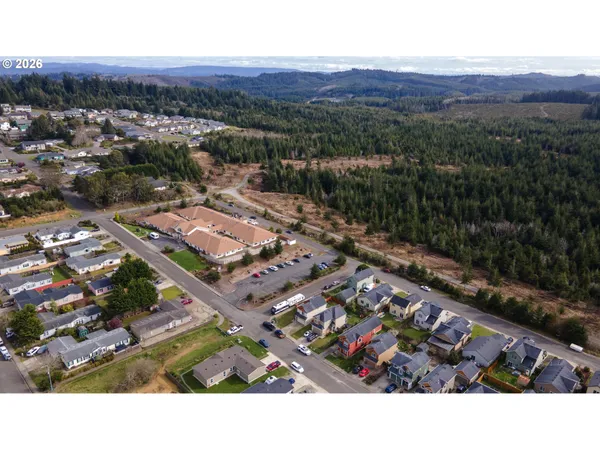 a view of city and mountain
