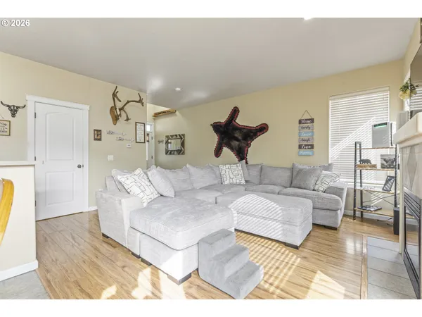 a kitchen with a sink stove and microwave