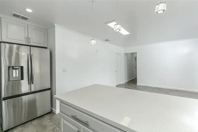 a view of a livingroom with wooden floor