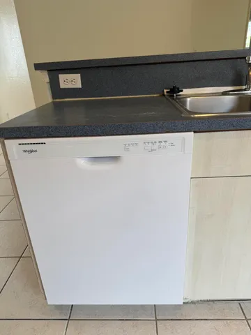 a close view of sink