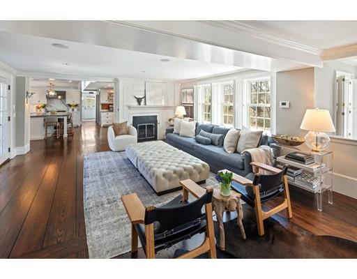 562 Main Street Hingham, MA 02043 - Photo 2 of 30 a living room with fireplace furniture and a wooden floor