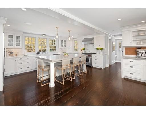 562 Main Street Hingham, MA 02043 - Photo 4 of 30 a view of a dining room kitchen with furniture wooden floor and windows
