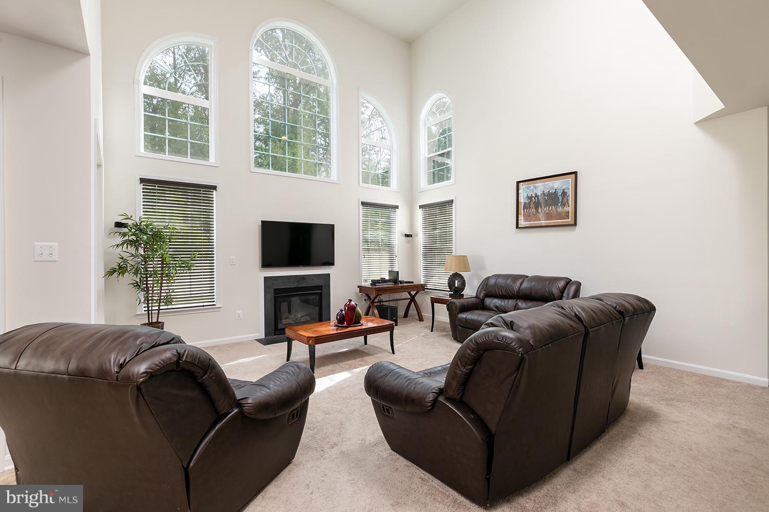 7036 Sand Cherry Way Clinton, MD 20735 - Photo 9 of 30 TWO STORY FAMILY ROOM W/ GAS FIREPLACE
