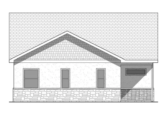 a view of a building from the balcony