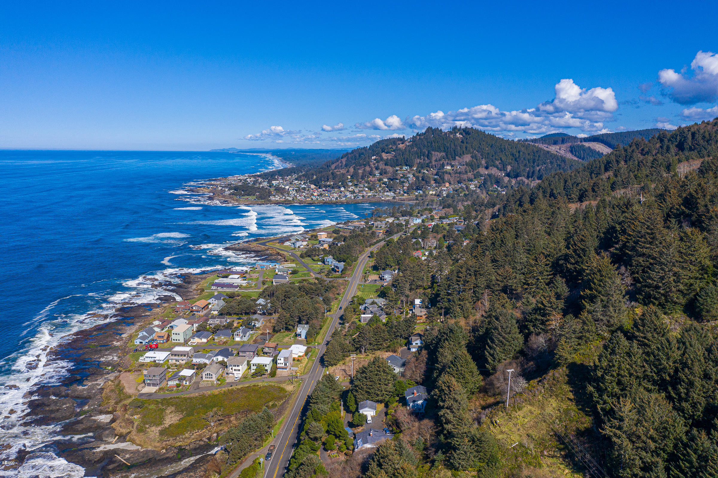 100 East Windy Way Yachats, OR 97498 - Photo 2 of 6 Aerial of Lot & View