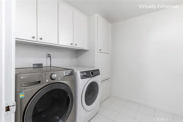 a view of a backyard with a small pool and potted plants