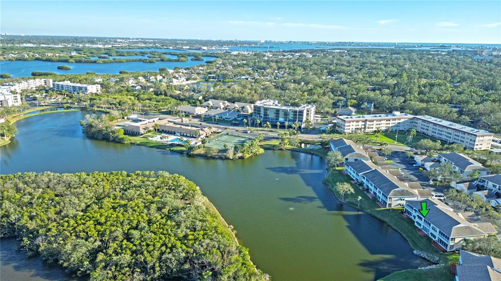 6401 99th Way North, Unit 15C St. Petersburg, FL 33708 - Photo 42 of 48 a view of a city and an ocean view