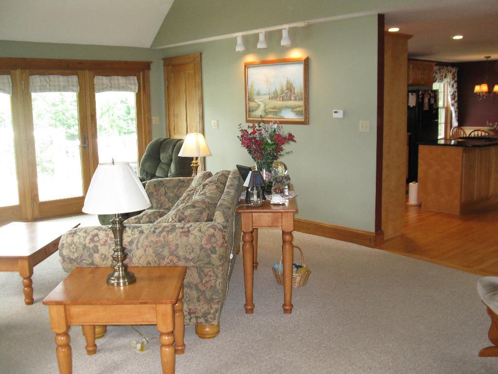 19 Windy Ridge Lane Sanford, ME 04083 - Photo 10 of 16 Living room w/ cathedral ceiling and...