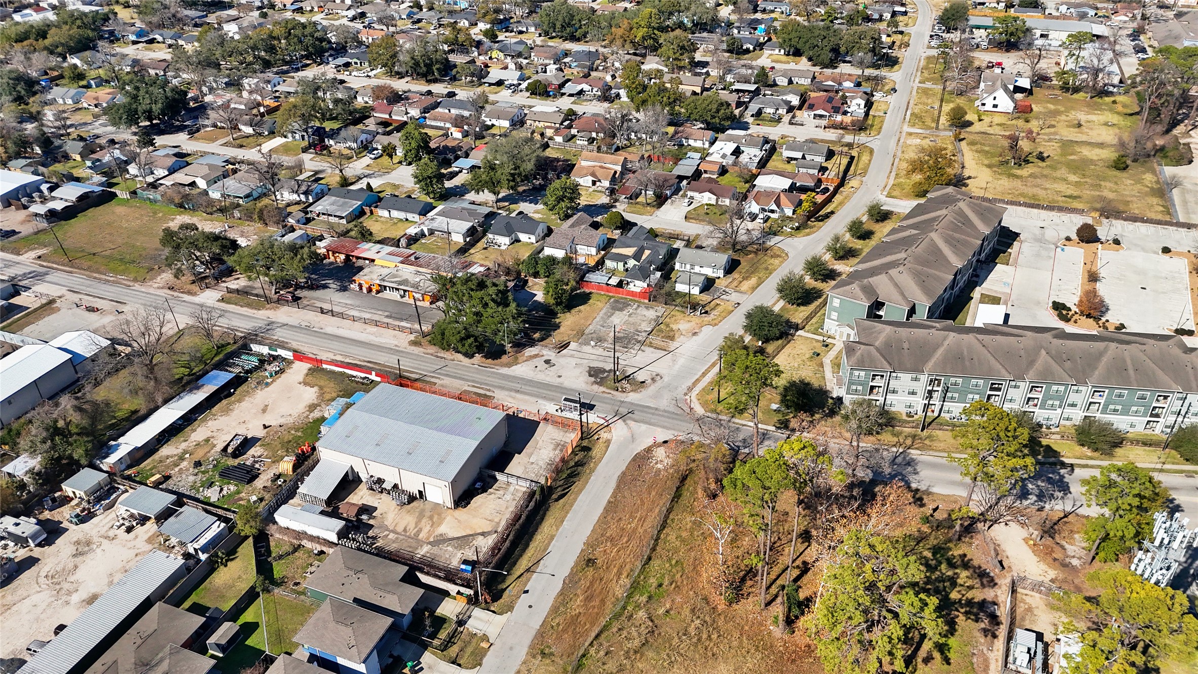 61 Berry Road Houston, TX 77022 - Photo 2 of 3 an aerial view of a city