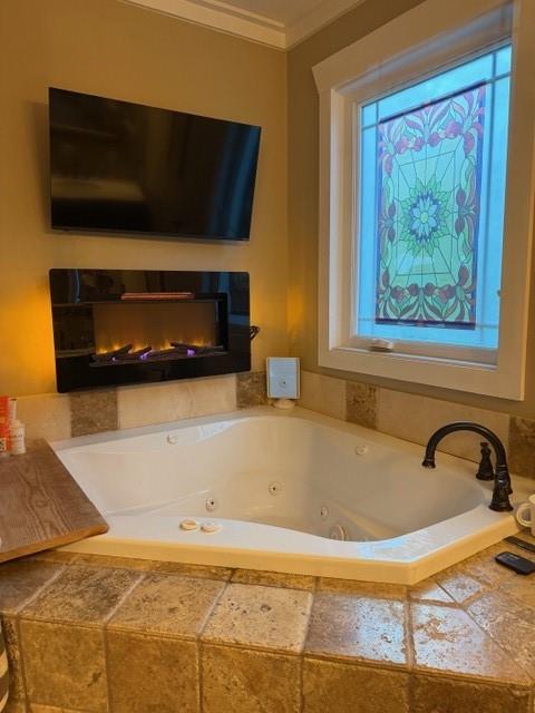 1330 Mc Cannon-Morris Road Colbert, GA 30628 - Photo 25 of 63 a bathroom with a bathtub and a shower