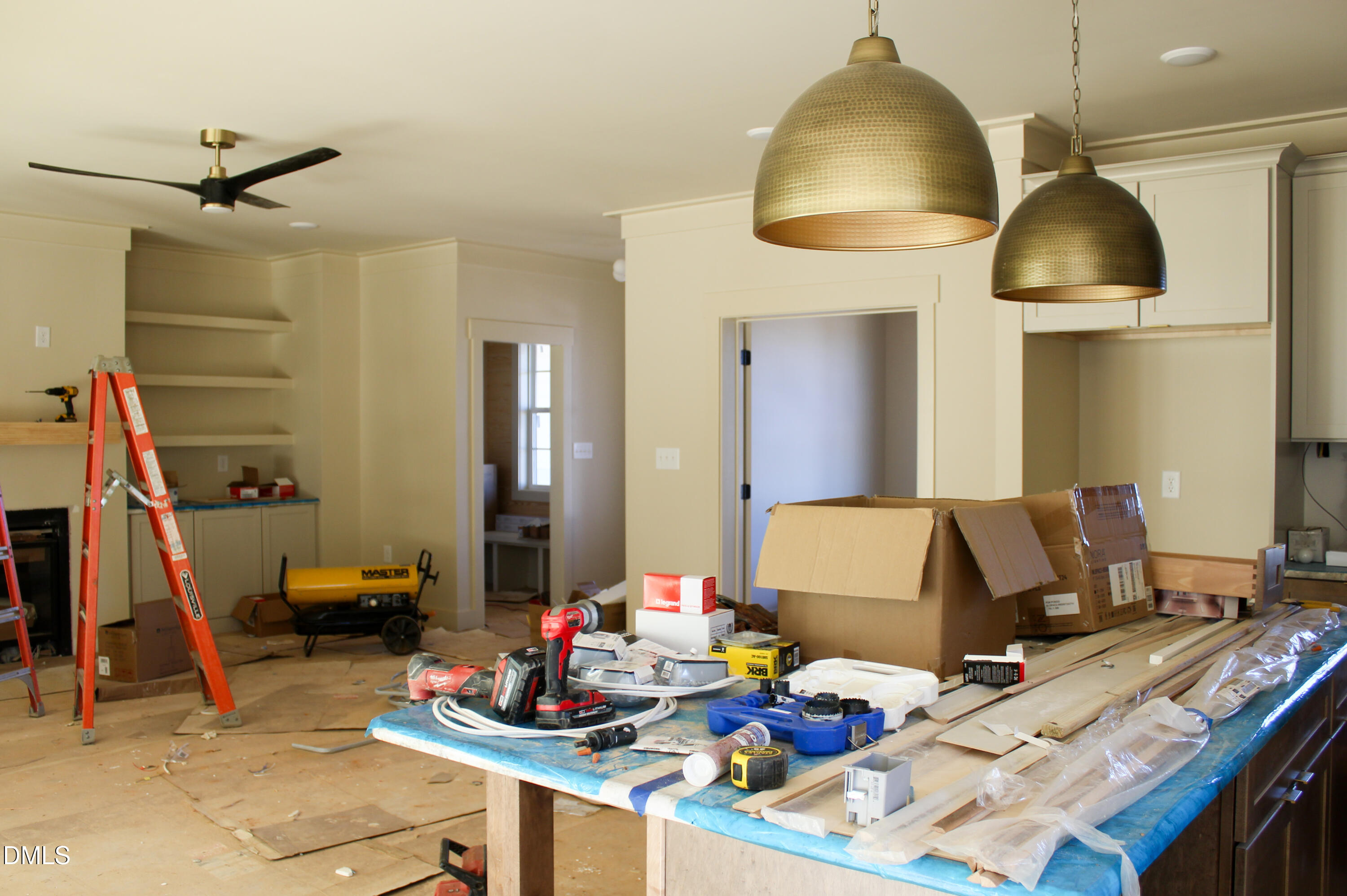 40 Stream Vw Way Spring Hope, NC 27882 - Photo 7 of 19 a bedroom with furniture and a chandelier