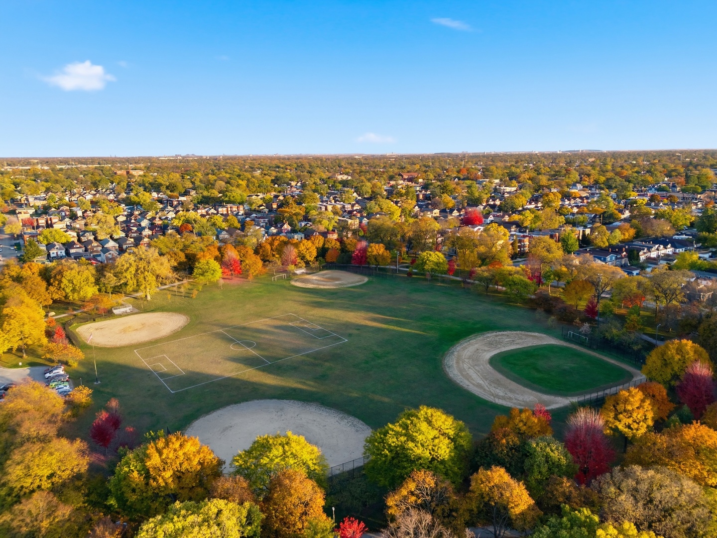 8344 South Marshfield Avenue Chicago, IL 60620 - Photo 31 of 35 an aerial view of residential house with outdoor space