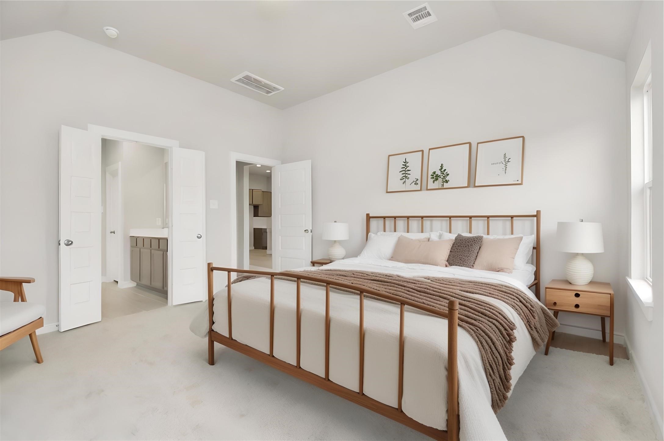 24611 Broad Park Spring, TX 77373 - Photo 16 of 25 Virtually Staged - Primary Bedroom. Sample photo of completed home with similar floor plan. Actual colors and selections may vary.