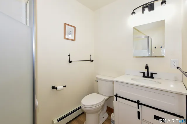 a view of snow on side of road