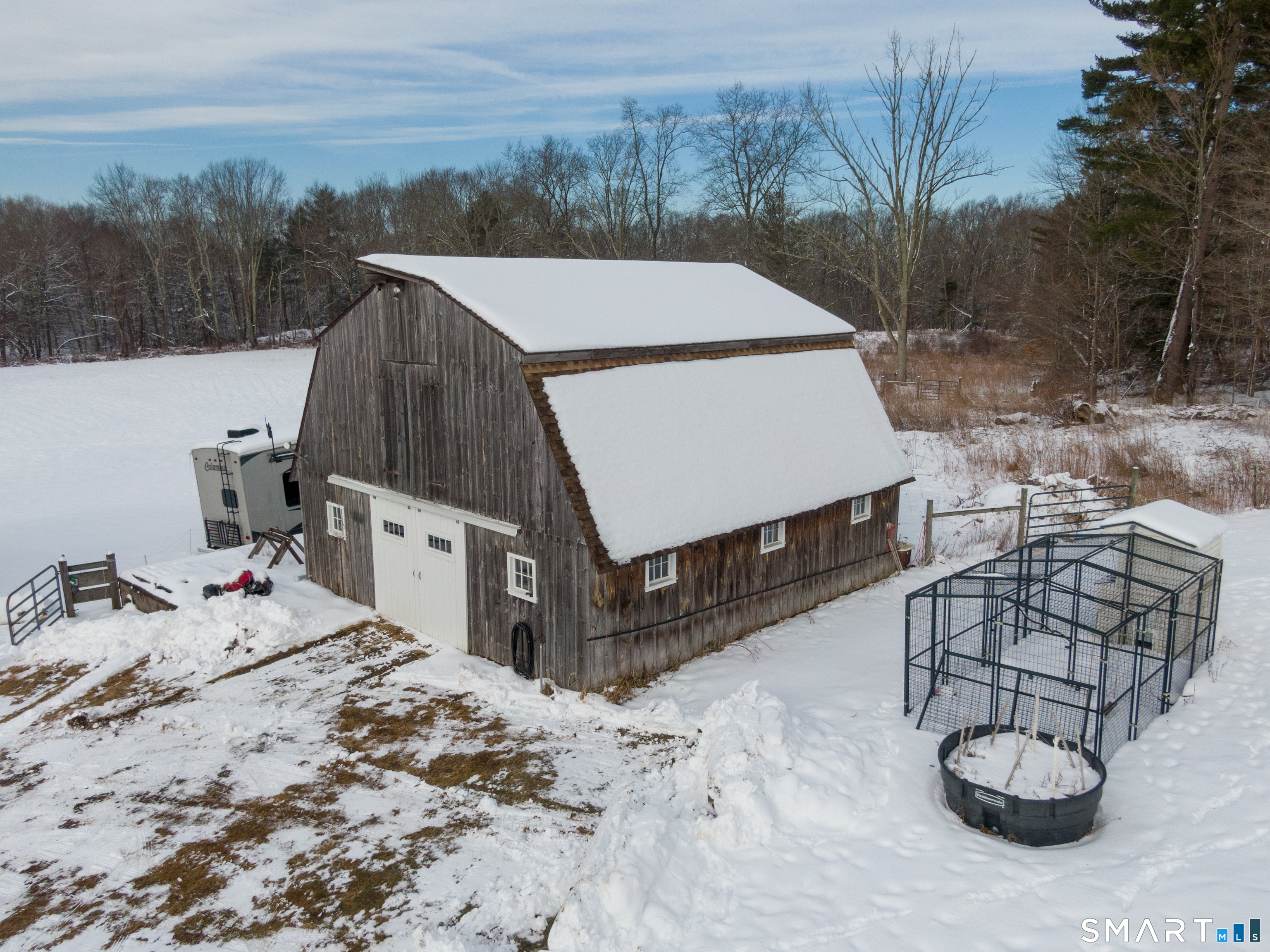 145 Perrin Road Woodstock, CT 06281 - Photo 21 of 33 a view of roof deck with chair and wooden floor