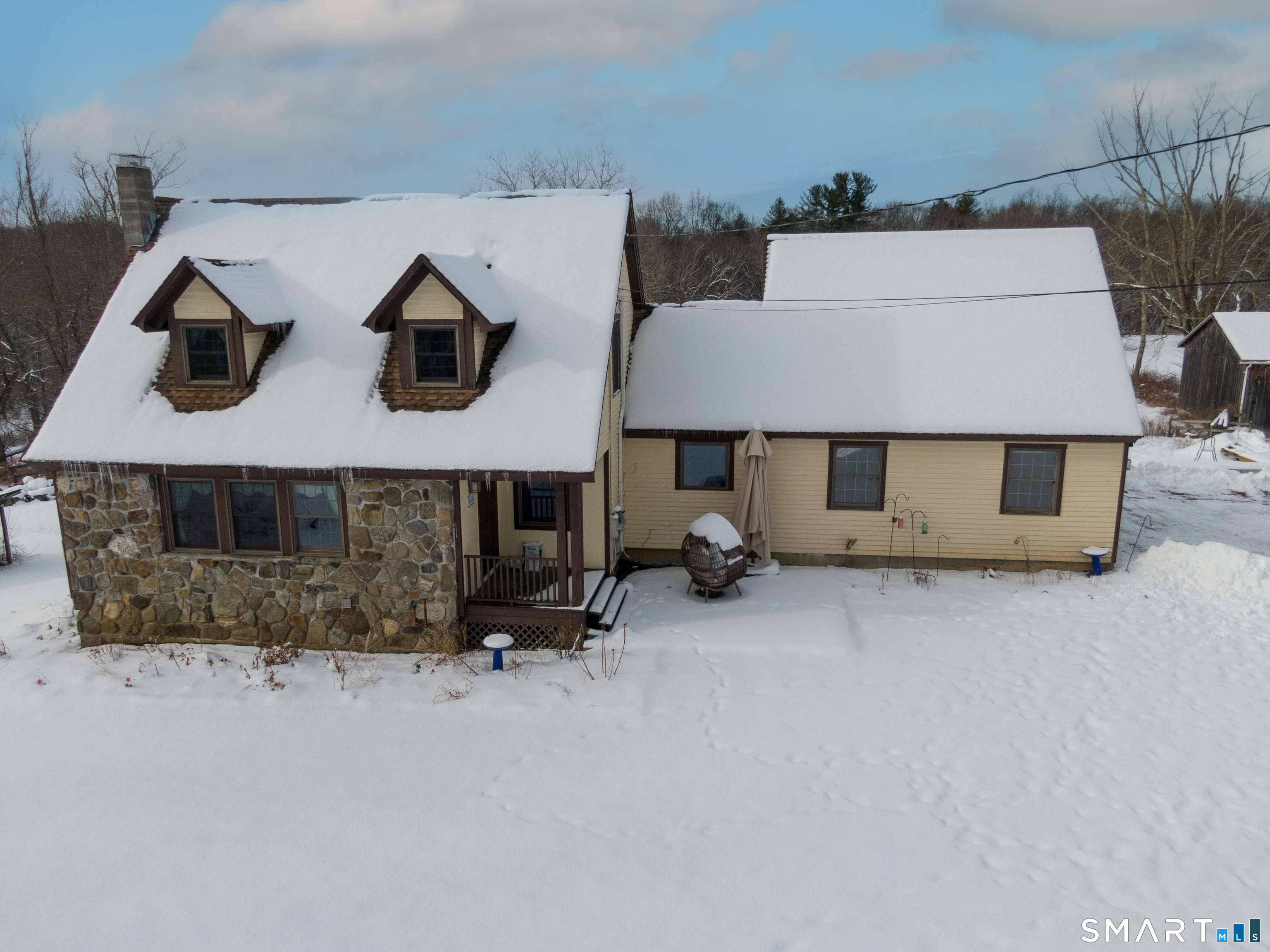 145 Perrin Road Woodstock, CT 06281 - Photo 31 of 33 a view of house and yard in back