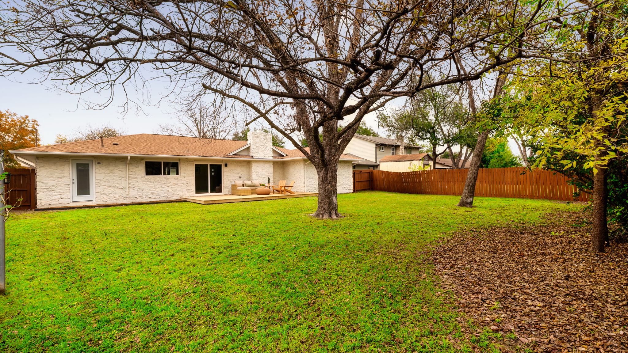 3101 Val Drive Austin, TX 78723 - Photo 40 of 40 a view of a house with a backyard