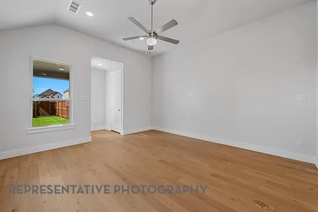 wooden floor in an empty room