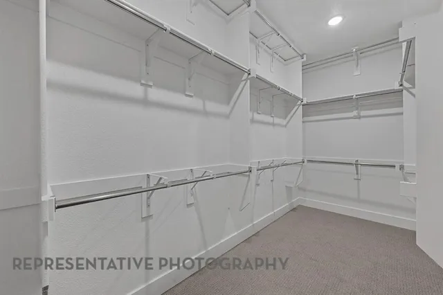 a view of a walk in closet