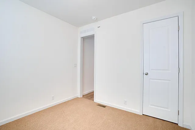 a view of an empty room