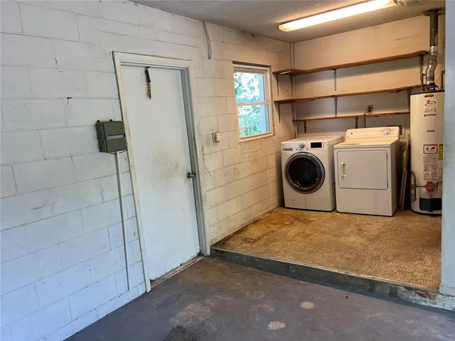 a view of a bathroom with a shower