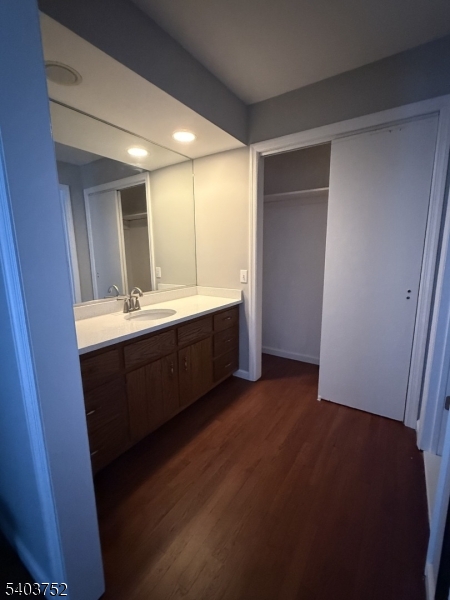 118 Statesville Quarry Road Lafayette, NJ 07848 - Photo 14 of 19 a bathroom with a double vanity sink and mirror