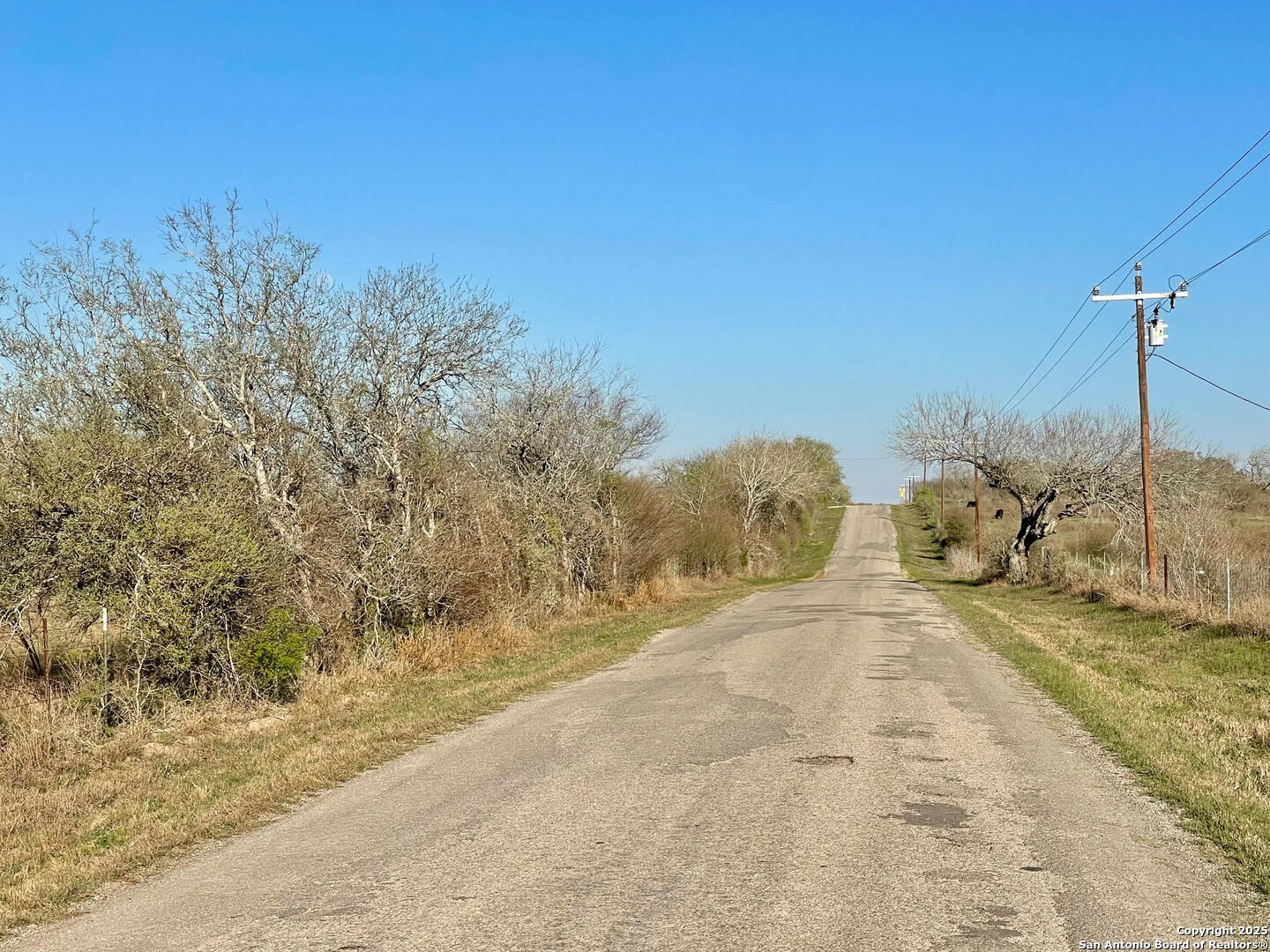 Tract 3 West King Lane Tuleta, TX 78142 - Photo 7 of 7 a view of a dirt road from a building