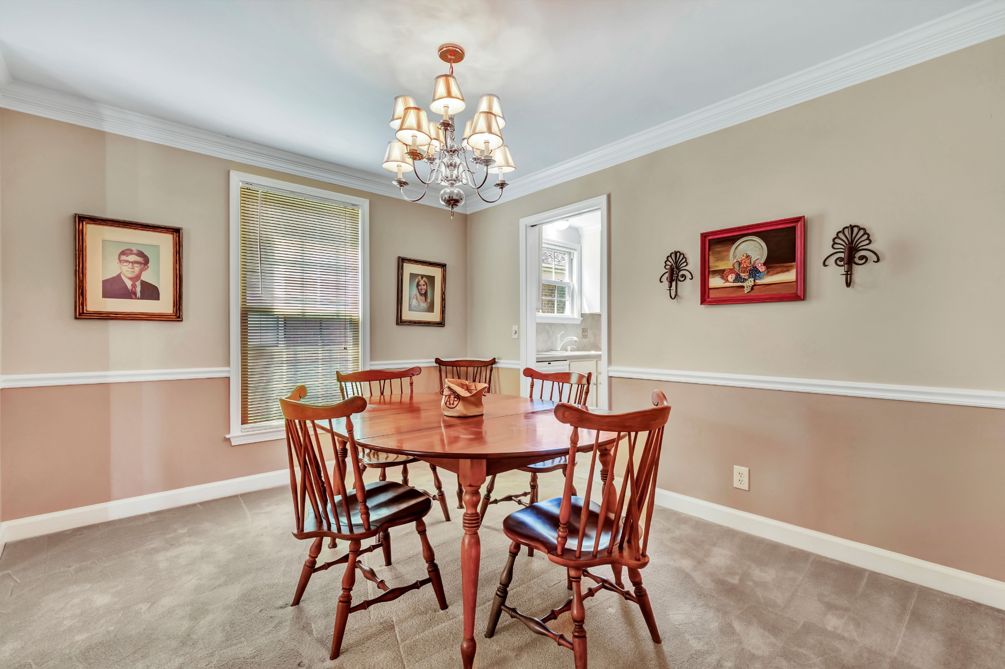 1327 General George Patton Road Nashville, TN 37221 - Photo 5 of 36 a view of a dining room with furniture and chandelier