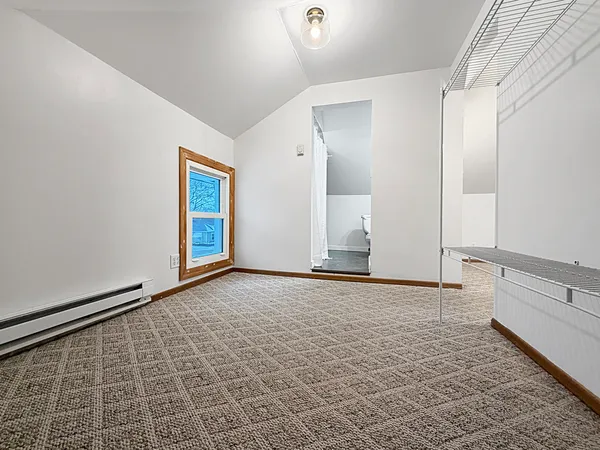 a view of an empty room
