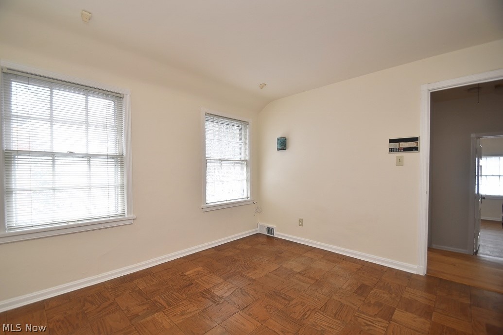 2401 Overlook Road Cleveland, OH 44106 - Photo 20 of 32 2nd bedroom with wood parquet floor