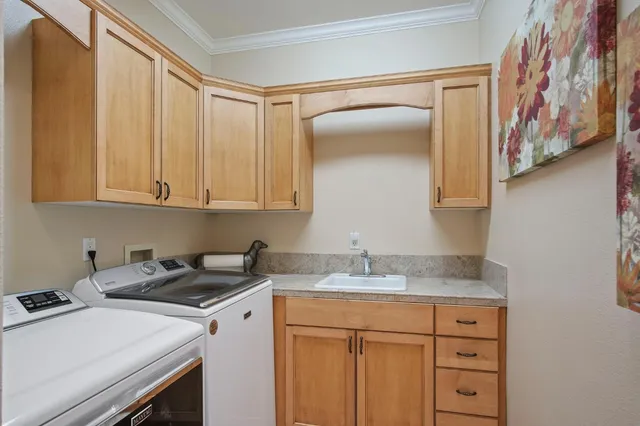 a view of a storage and utility room