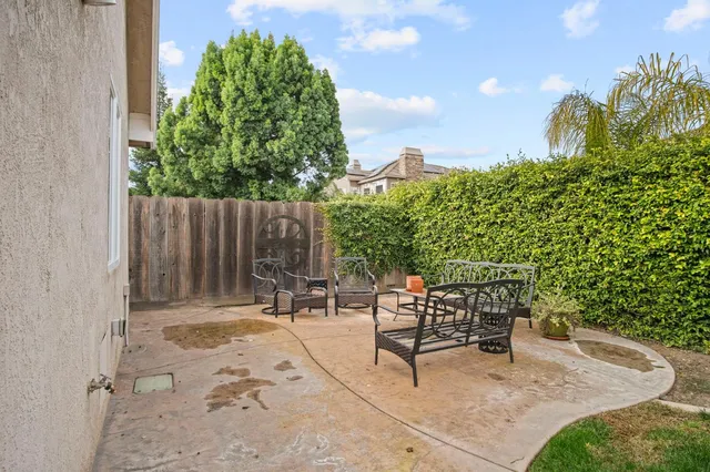 a view of outdoor space with seating