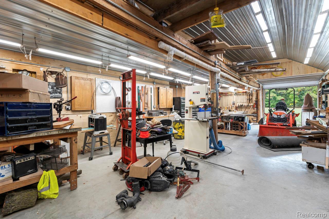 11141 Farrand Road Montrose, MI 48457 - Photo 26 of 51 Garage featuring a workshop area